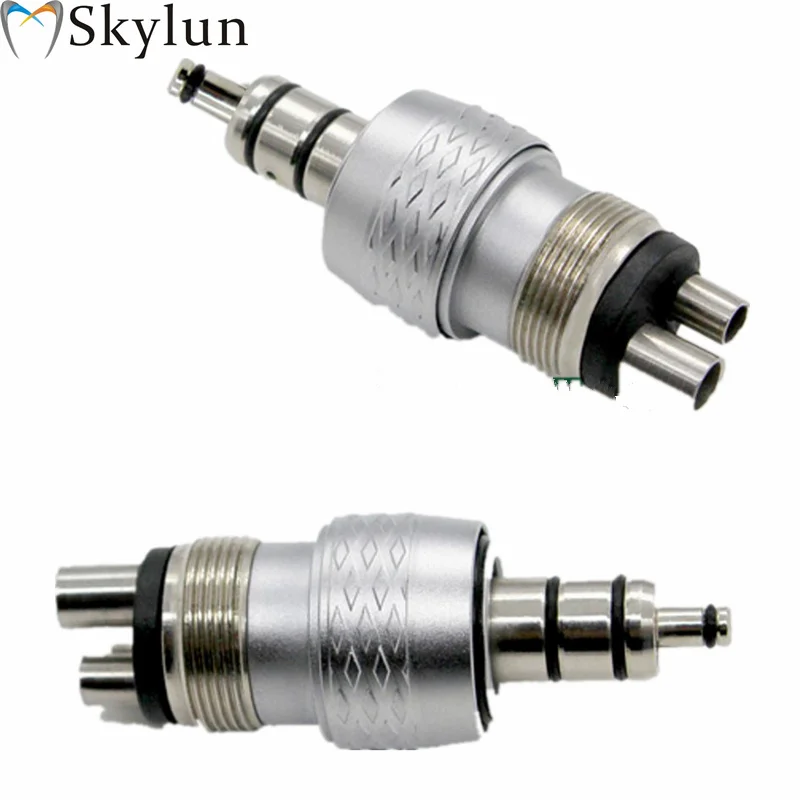 

SKYLUN 10pcs Dental Handpiece Quick Coupler Connector Coupling Swivel Adapter For 4Hole 2Hole For Northwest High Speed SL1132