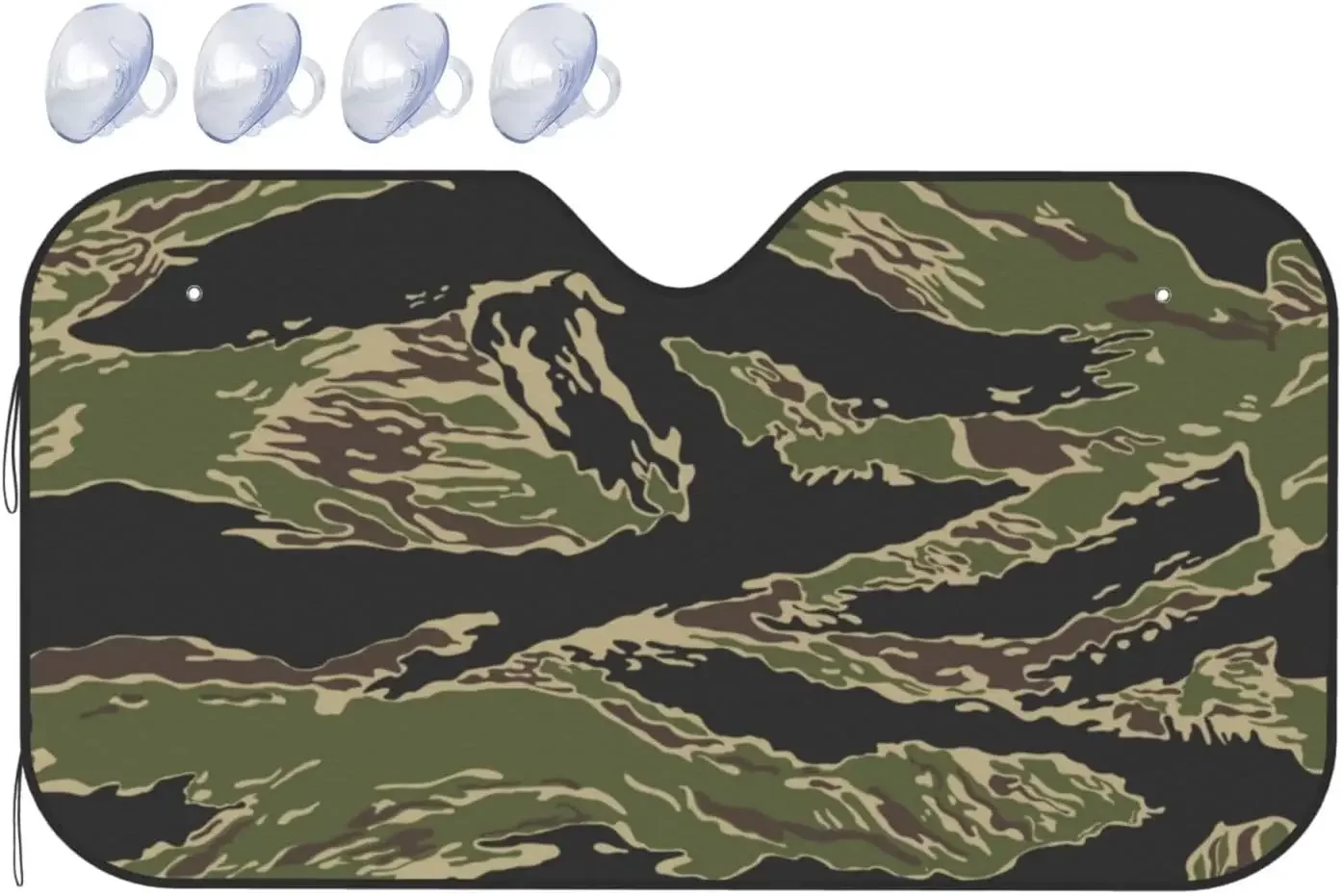 

Солнцезащитный козырек для автомобиля Sun Sha для переднего окна, солнцезащитный козырек с забавным принтом, совместимый с армейским военным камуфляжем