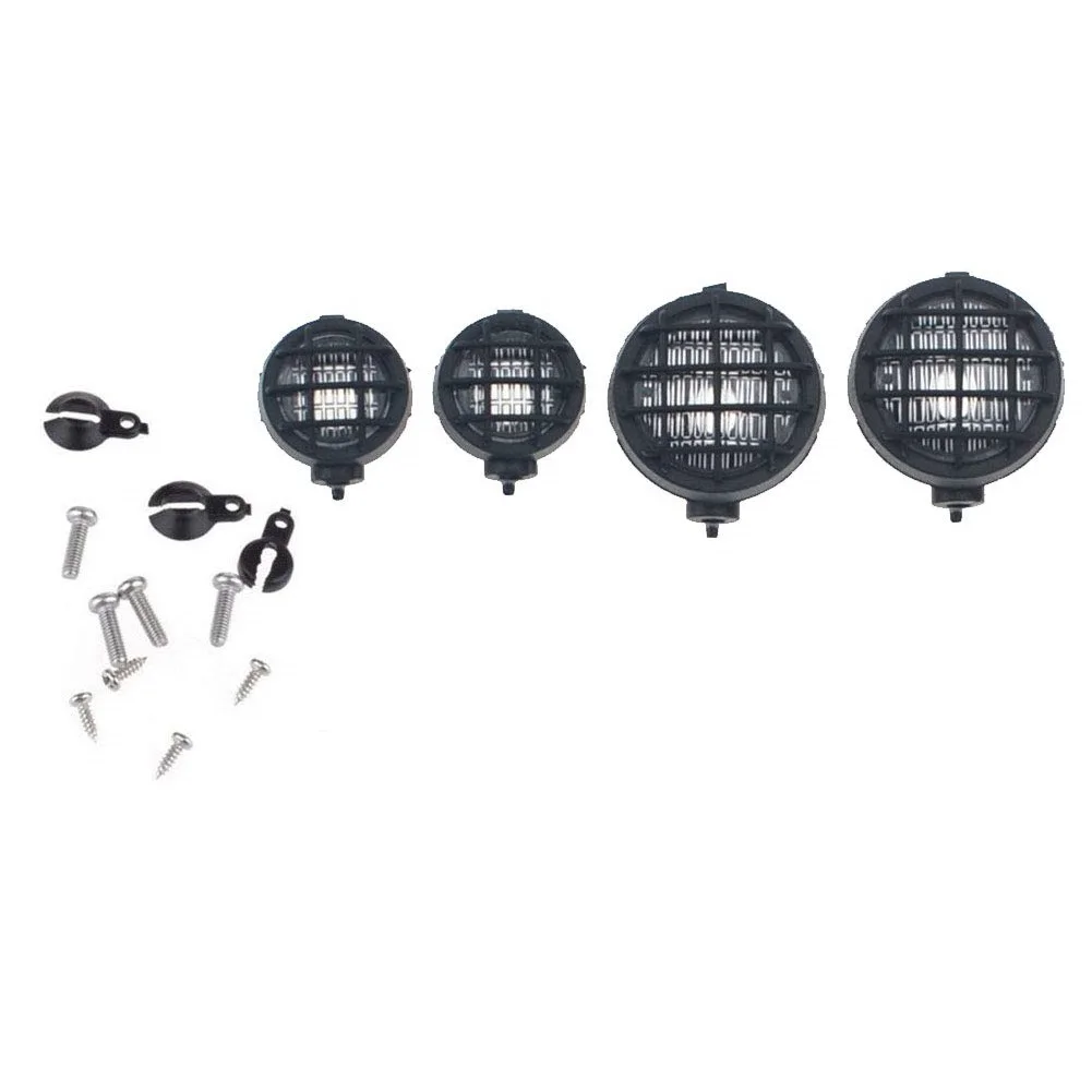 BFYLW RC Auto runder Lampenschirm/Lichtabdeckung für 1:10 RC Crawler Axial SCX10 D90 Tamiya CC01