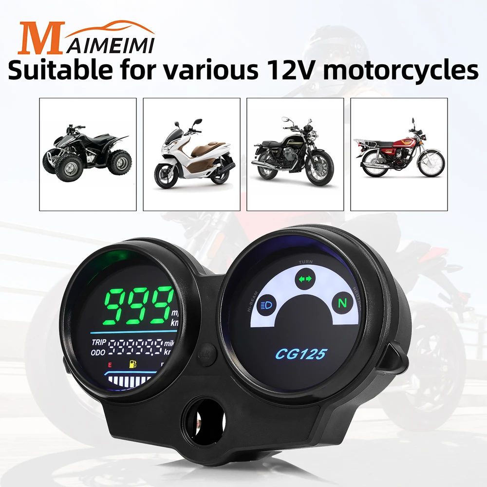 Nuevo velocímetro Digital para motocicleta Honda CG125 2000 a 2008 ventilador 125 Titan 125 2013 tablero Brasil Panel Digital para motocicleta