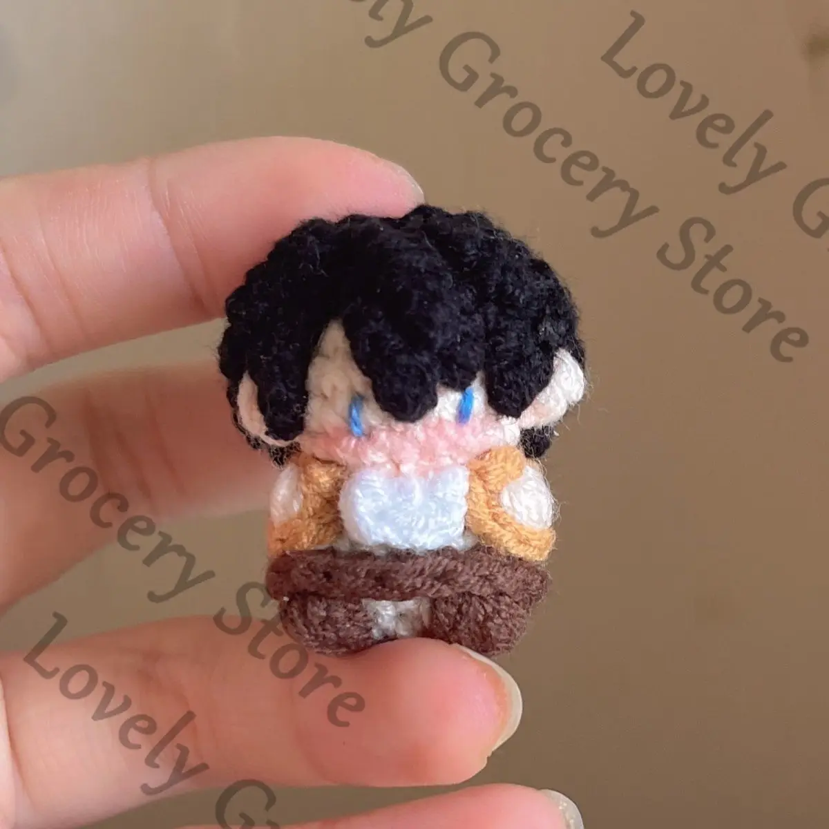 アニメ進撃の巨人-levi-ackerman-ataque-a-los-titanes-コスプレ-maumet-キーリング-パペット-ダンゴ-キーホルダー-ギフト