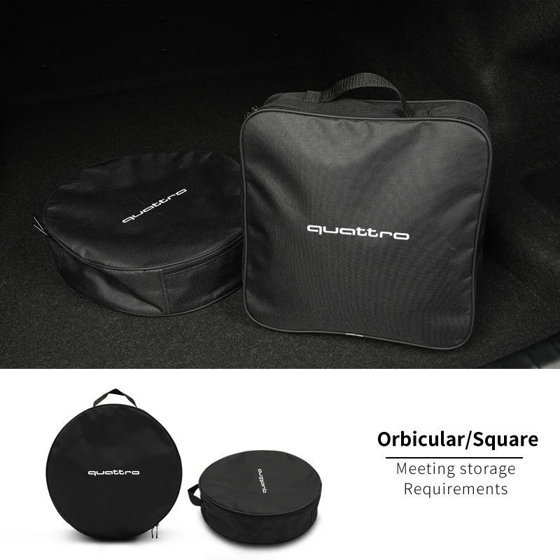 

Car Charging Cable Storage Car Charger Plugs Storage Carry Bag Equipment Container For Audi Quattro A1 A3 A4 A5 A6 A7 A8 Q2 Q3 Q