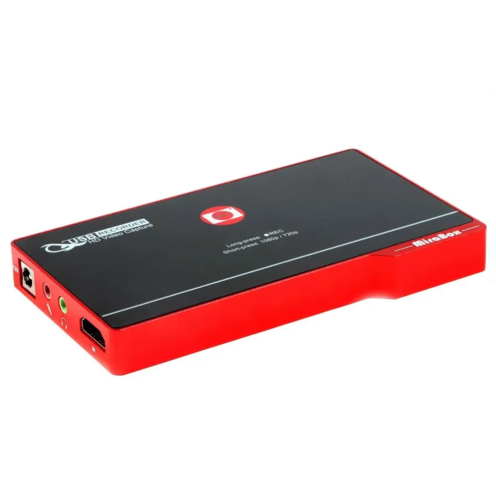 HD AV Recorder Recording Box Video Capture Card for YouTube Netflix