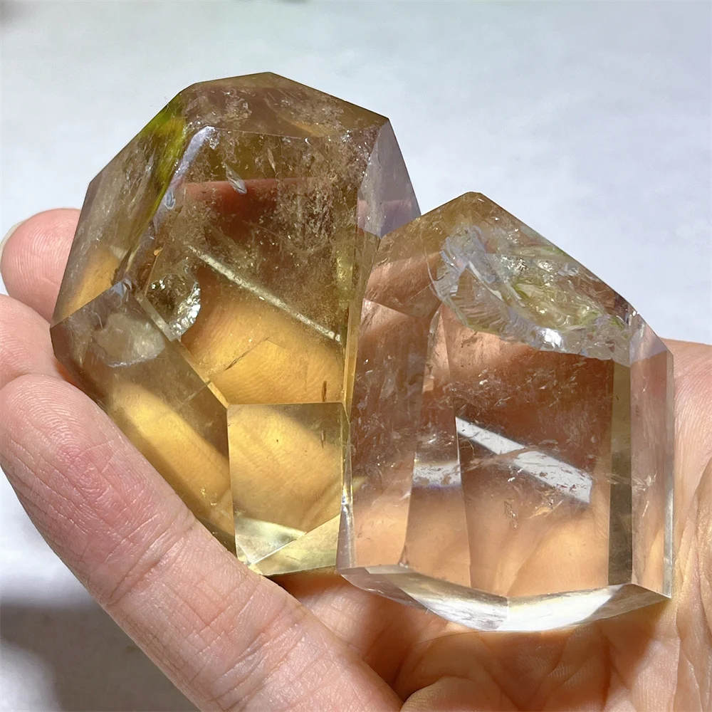 Citrine Free Form Stone Quartz Crystal Natural Mineral Reiki Energy Feng Shui Gemstone Decoration Healing Gemstone