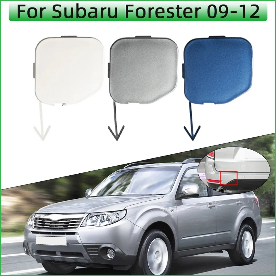 Piezas de automóvil, gancho de remolque para parachoques trasero, tapa de cubierta de ojo para Subaru Forester 2009 2010 2011 2012 57731SC050, embellecedor de tapa de remolque