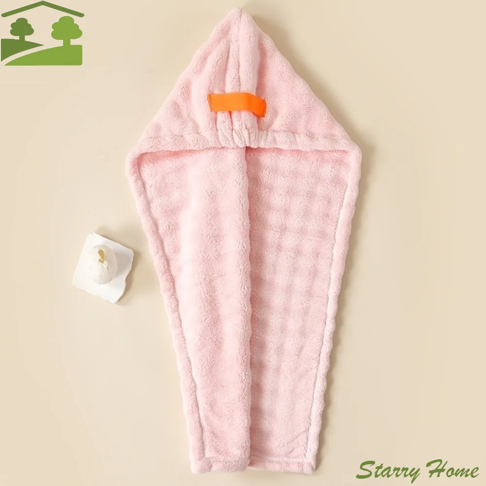 Полотенце-тюрбан из микрофибры для быстрой сушки волос, супервпитывающее, мягкое, для ванной, женское, с эластичной лентой, очень большое, для сушки волос, шапочка-тюрбан Полотенце-тюрбан из микрофибры для быстрой сушки волос, супервпитывающее, мягкое, для ванной, женское, с эластичной лентой, очень большое, для сушки волос, шапочка-тюрбан