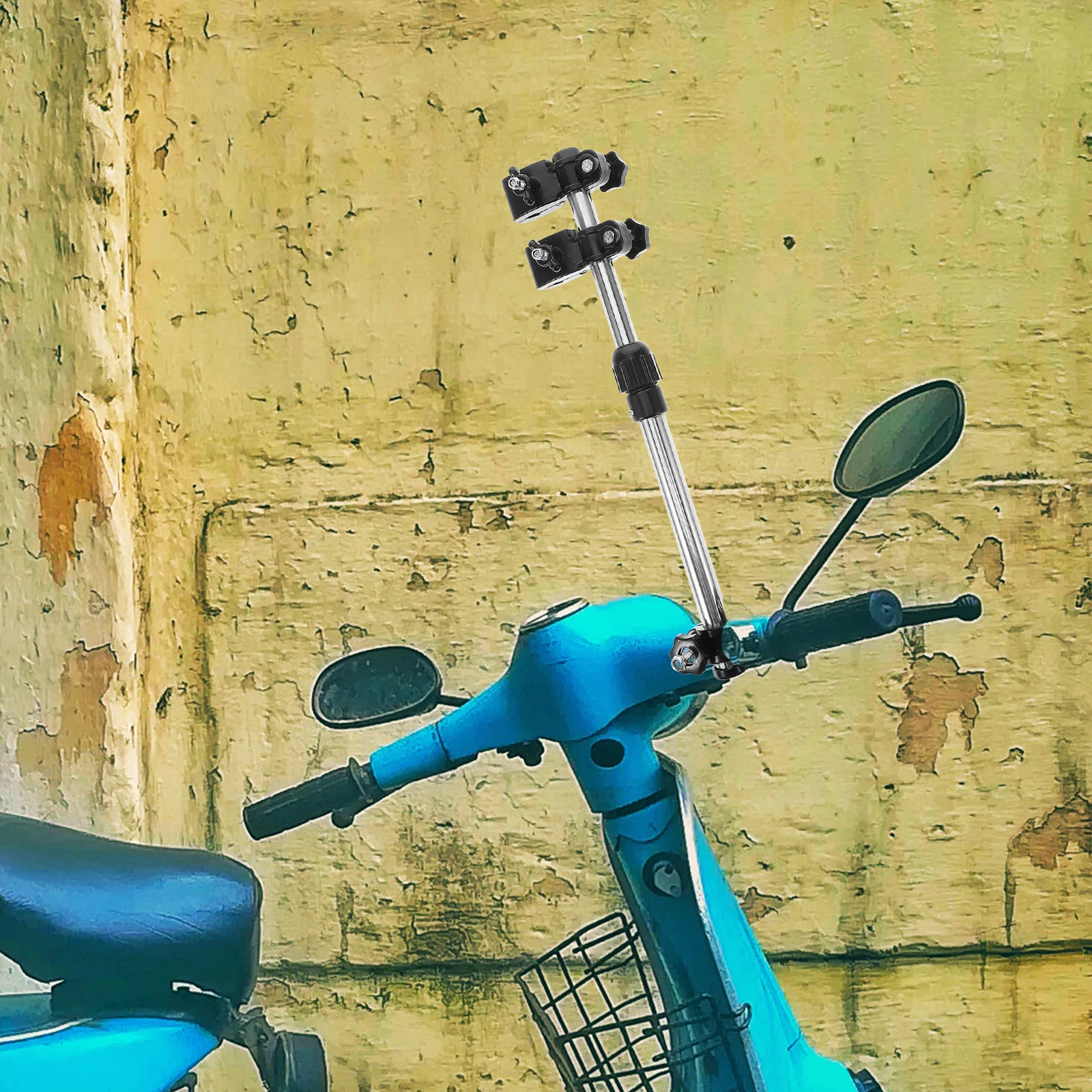 

Umbrella Holder for Bike Electric Bicycle and Scooter Rain Shield Mount Compact Lightweight for Mountain