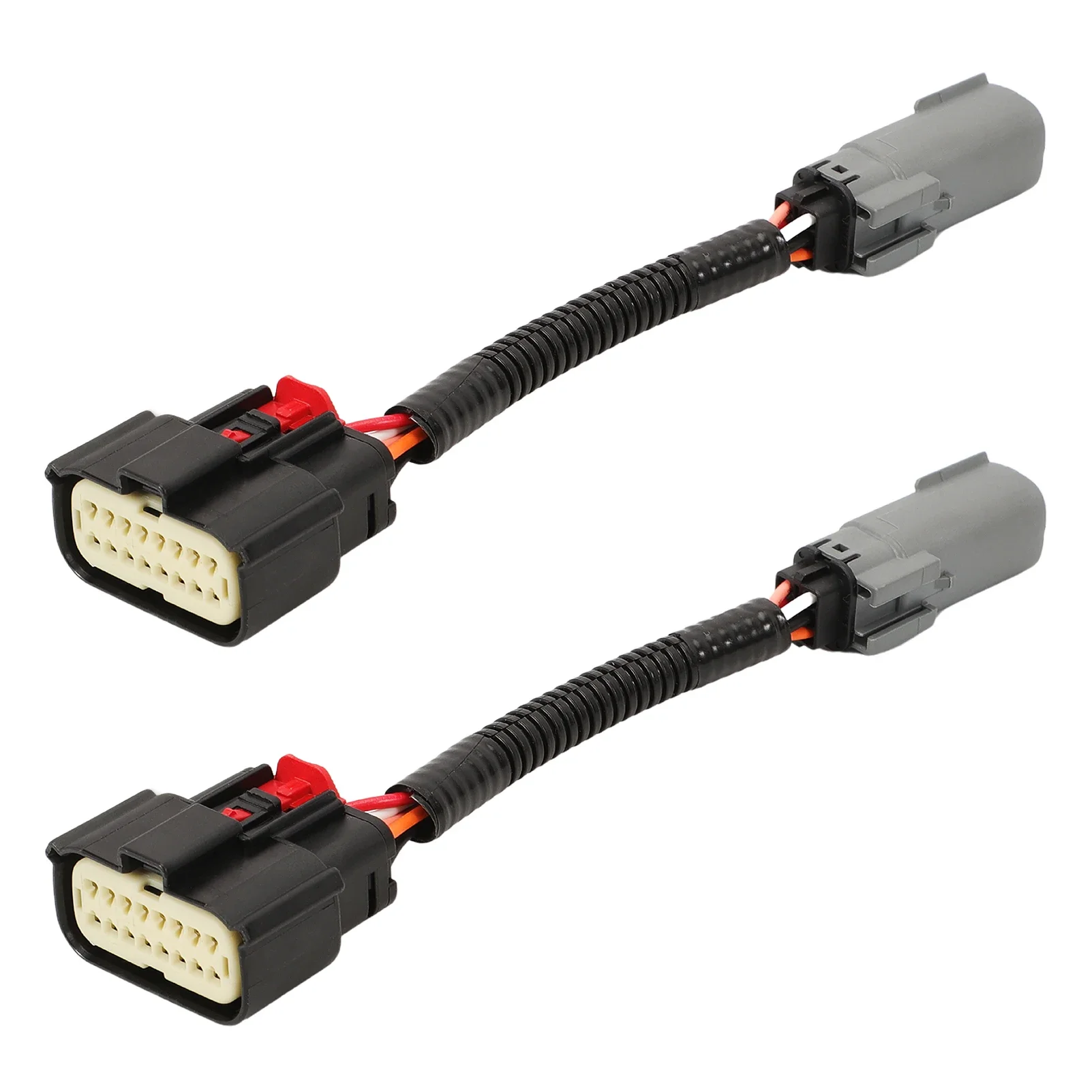 

2 Pcs Halogen To LED Taillight Conversion Harness Kit, Converter Connector Plug Adapter for F-150 2018-2020