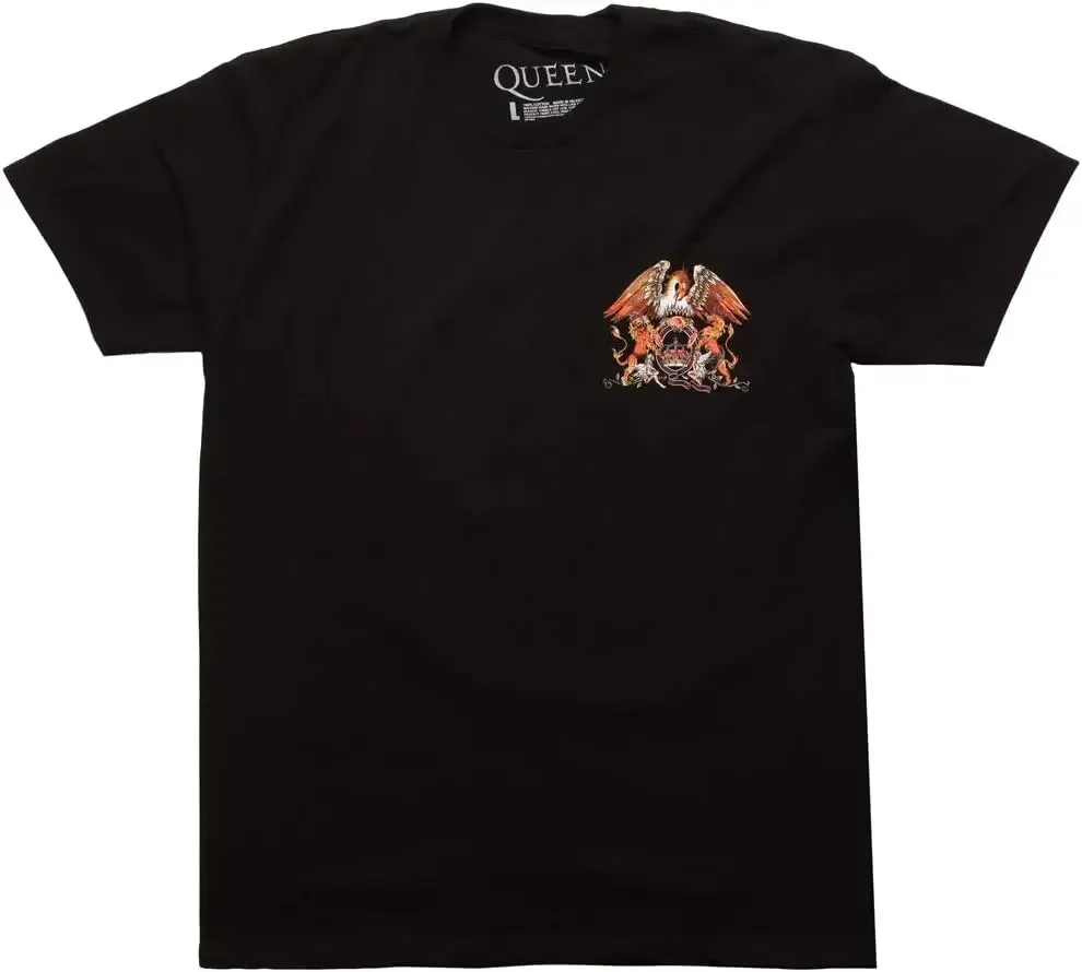 Queen Classic Crest Tees High Quality 100%Cotton Short Sleeve