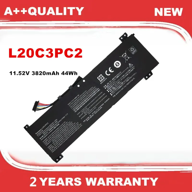 

11.52V 44Wh L20C3PC2 Laptop Battery For Lenovo Legion 5-15ACH6A 82NW 15ACH6 82JW 15ACH6H 82JU 15ITH6 82JK 15ITH6H 82JH