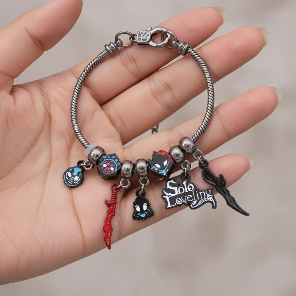 Bracelet de personnage d'anime de mise à niveau Solo, accessoire de cosplay à la mode, bracelet mignon pour garçons et filles, cadeau d'anniversaire