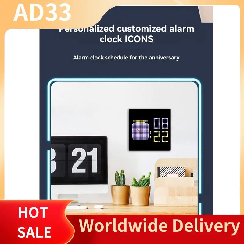 

Top Deals Screen Text Animation Photo Frame LED Pixel Display Programmable Smart APP Control DIY