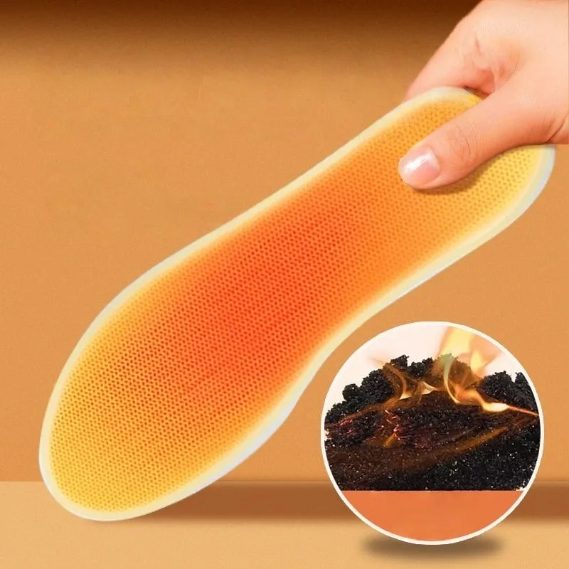 1/10pairs Thermal Self Heating Insoles for Winter Shoes Boots Full Foot Warmth Insoles Pads Women Men Foot Warmer Winter Outdoor