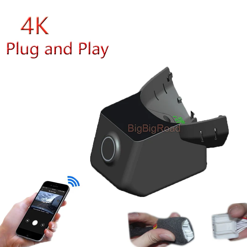 4K Plug And Play Car Video Recorder Wifi DVR DashCam Camera For Chery Always U5 2021 2022 2023 FHD 2160P Night Vision