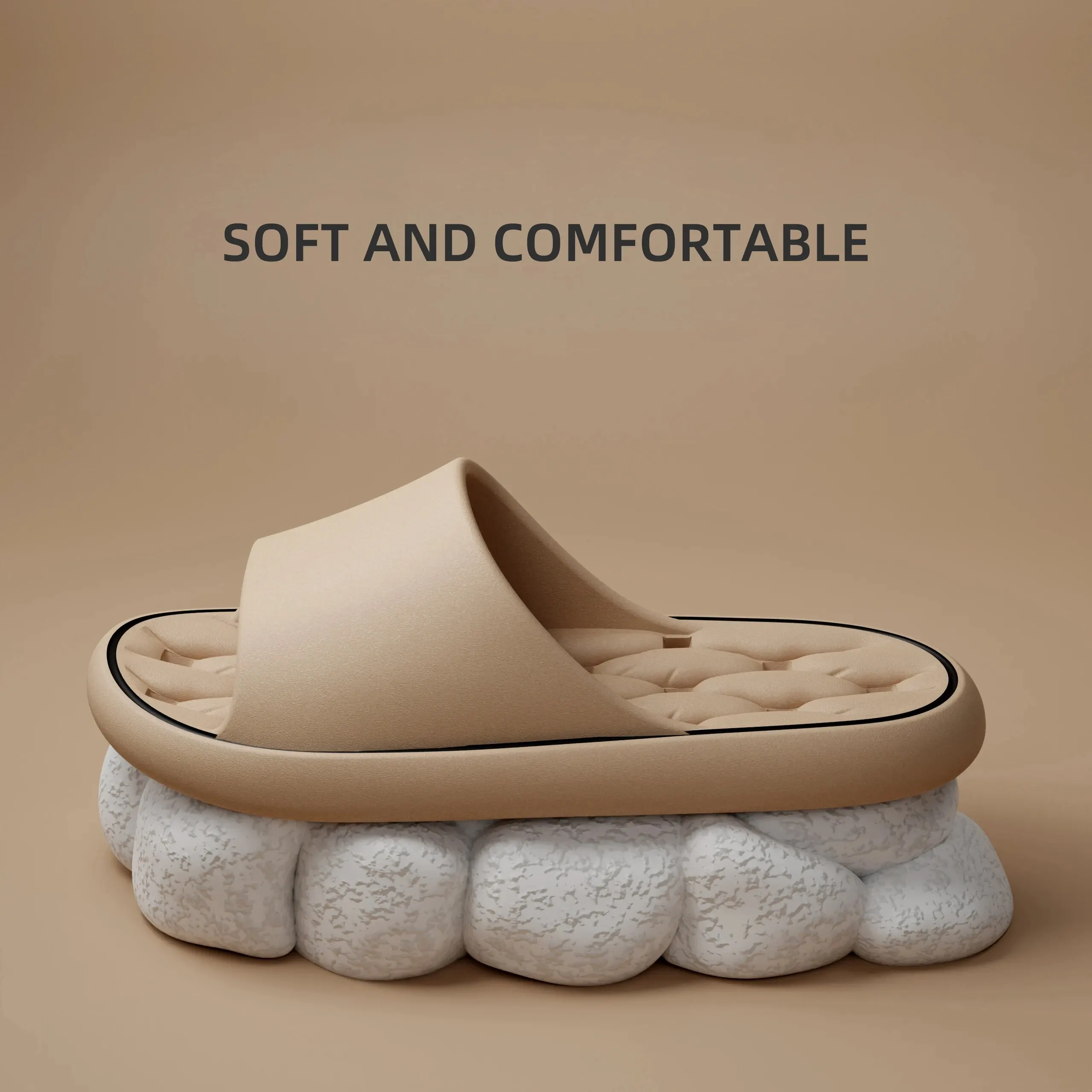 Feslishoet Shower Slipper Quick Drying Non Slip Slippers Bathroom House and Pool Sandals Indoor Slipper for Gym Soft Sole