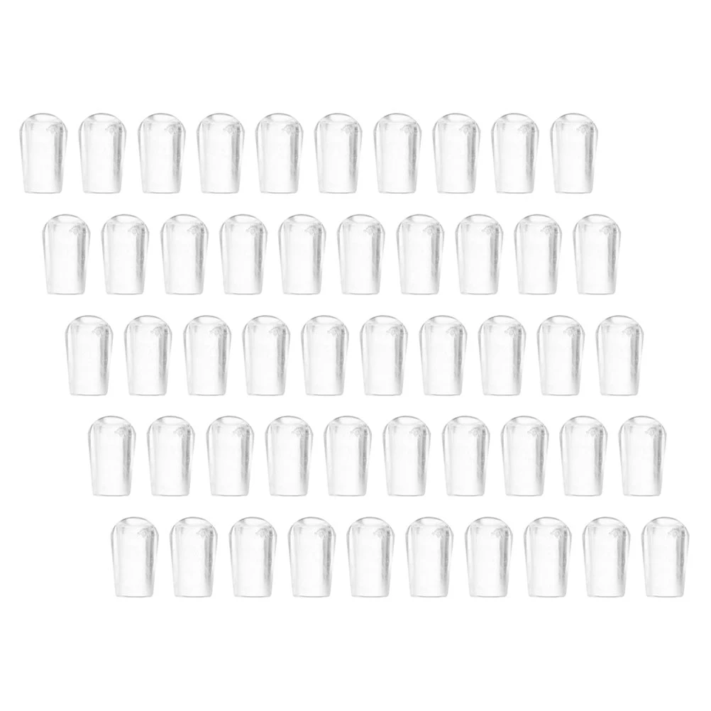 

50pcs Pvc Rubber End For Wire Metal Tubing Shelf Prong Tips Hanging Hook Covers Rack Screw Caps Thread Protectors