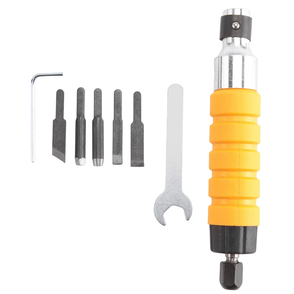 A45I Electric Chisel + 5 Knives + Open Wrench Engraving Tools Engraving Chisel Engraving Pen