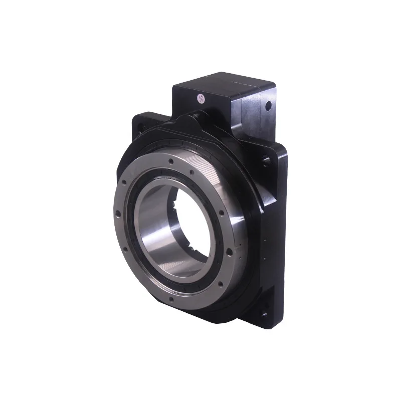 Hollow rotating platform gear reducer heavy load large aperture high precision servo motor indexing disc hollow platform