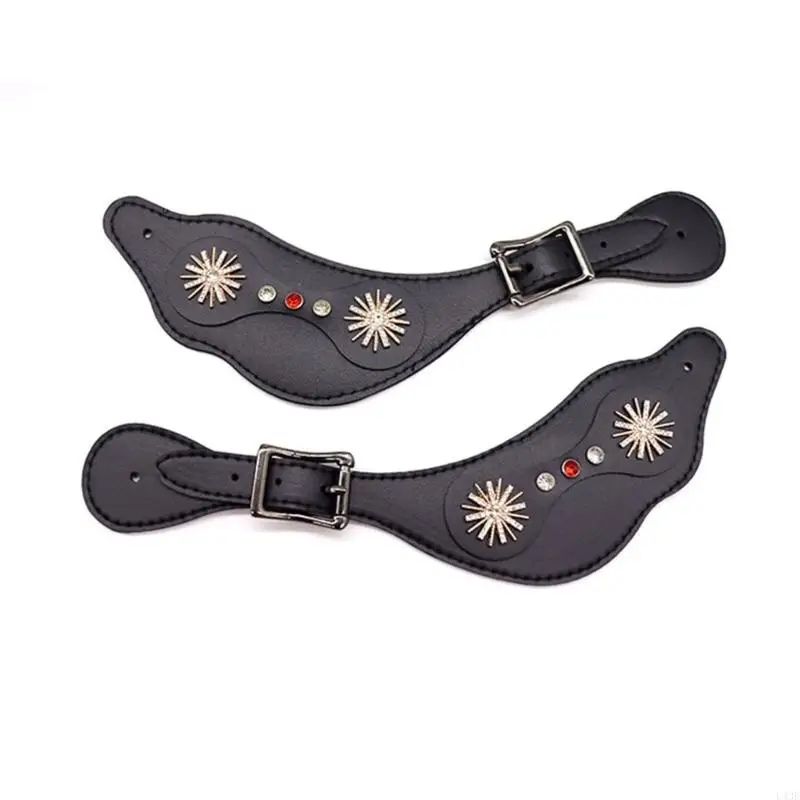 

Хороший ремешок в стиле вестерн с регулируемыми пряжками Хороший ремешок для ботинок с цветочным принтом в стиле вестерн