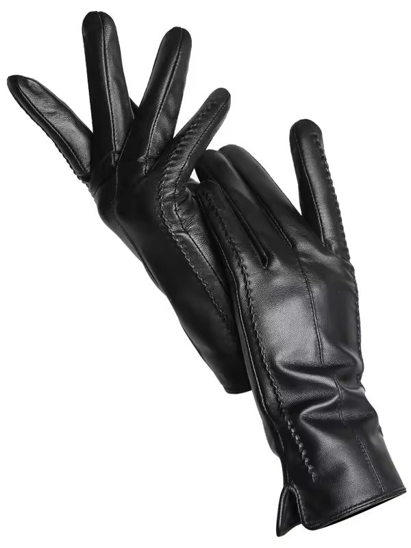 Women's sheepskin gloves winter warm plus velvet short thin touch screen driving color women's leather gloves good quality -2226 - Image 21