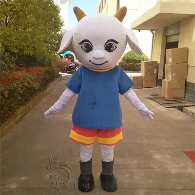 

Sheep Mascot Costume Cosplay Cartoon Set Fancy Dress Party Halloween Christmas Birthday Party PerformanceCustom Toys Gifts