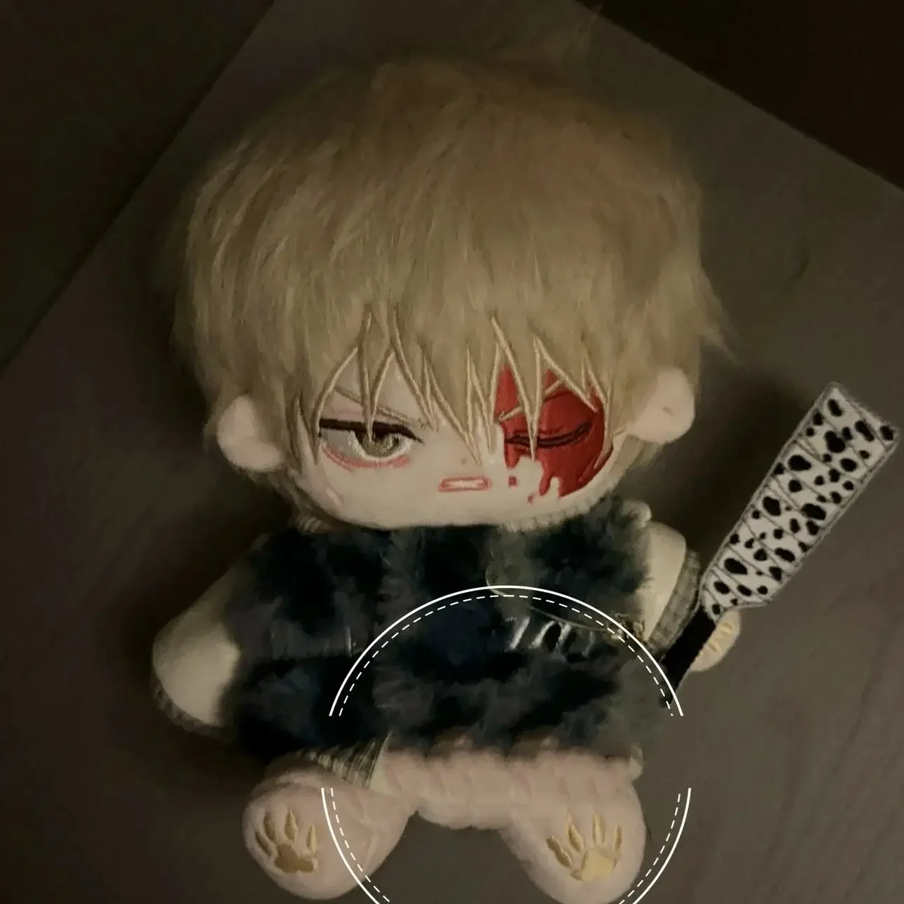 Anime Attribute Nanami Kento 20Ccm Cosplay Soft Plush Stuffed Doll Body Cartoon Dress Up Cotton Stuffed Plushie Toys Xmas Gift