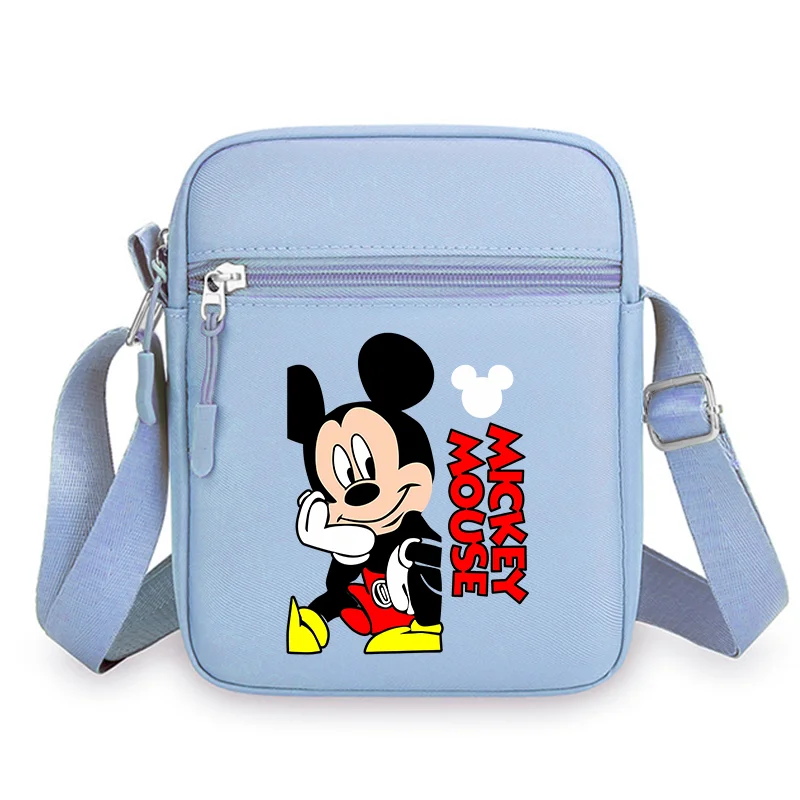 Disney Mickey Mouse Crossbody Bag Women Shoulder Side Bag Handbag Messenger Phone Sling Bag Lady Outdoor Travel Chest Pack Purse