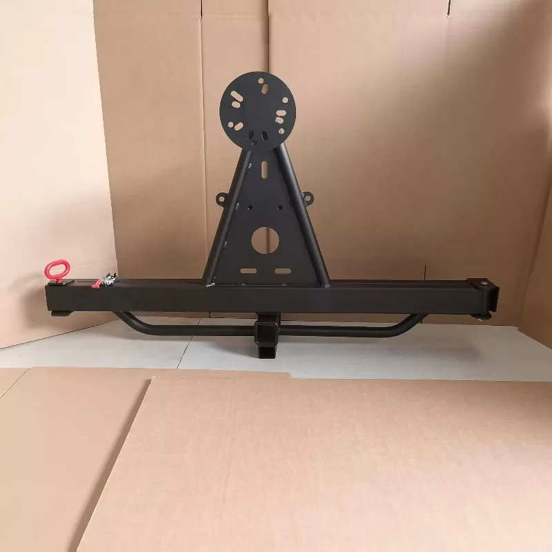 Spare Tire Mount Tow Bar Spare Tire Mount Universal Square-Mouth Spare Tire Mount with License Plate Frame