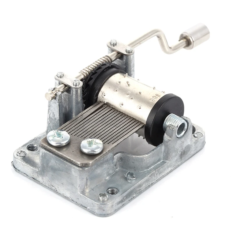 Handgekurbelte Spieluhr Bewegung Metall Rocker Mini Diy Geschenk Musik mechanische dekorative Sammlerstücke für Freundin Freundin – Detail 4