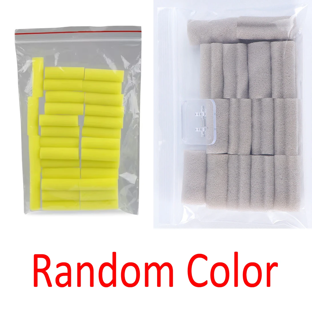TOKTEE 30 Pcs/Set Apply Sponge Brush for Table Tennis Water Glue with Clip Spare Refill Set Easy to Use