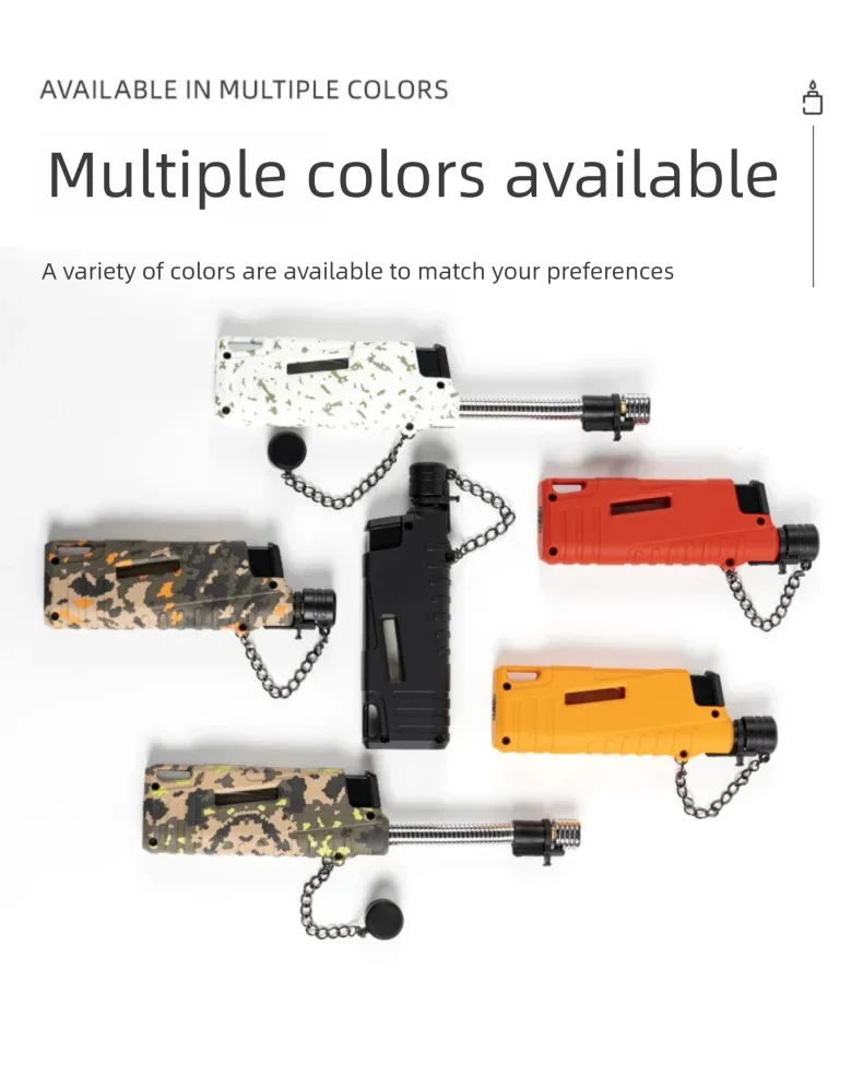 

Refillable Telescopic Lighter - Windproof Visible Window Outdoor Camping Fashion special lighters
