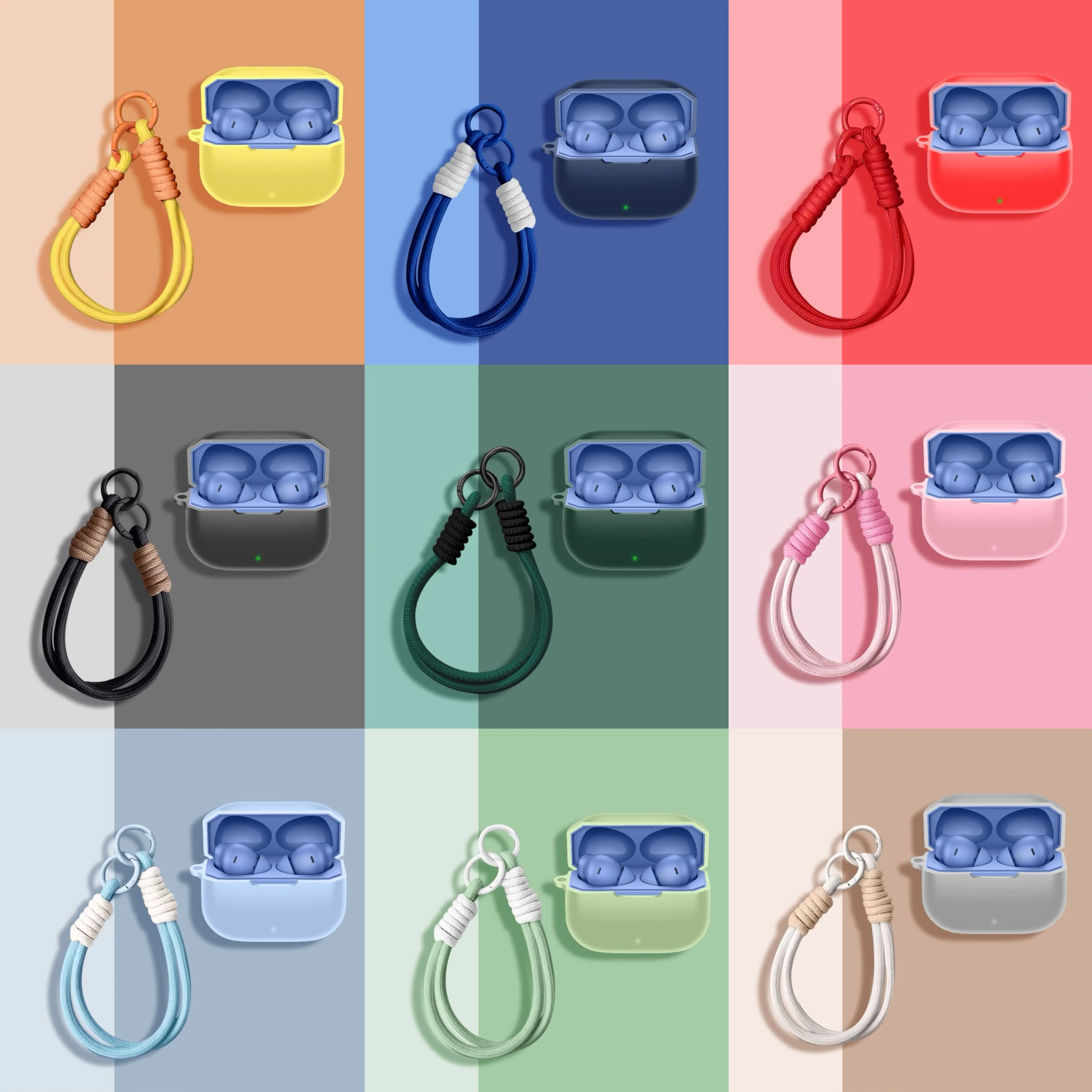 

For OnePlus Nord Buds 3r/3V Cover Original Solid Color Liquid Silicone Shell For OnePlus Nord Buds 3r Headphone Case With Hook