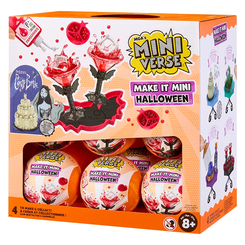 MGA Miniverse Halloween Blind Box Limited Edition DIY Miniatuur Mystery Bal Ornament Verzamelbaar Cadeau