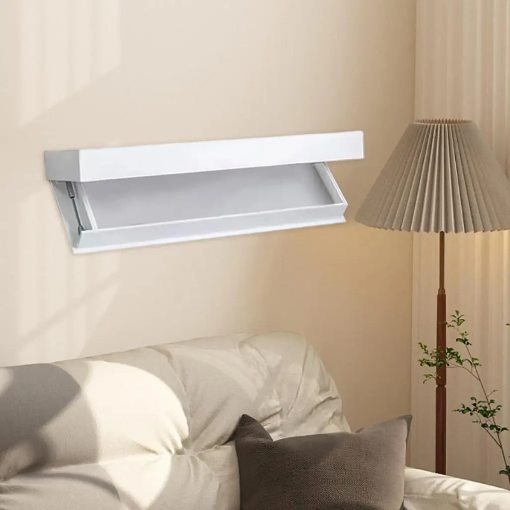 Concealment Wall Shelf Home Decor Creative Wooden Space Saving Wall Mounted Drawer for Bathroom Office Apartment Kitchen Dorm