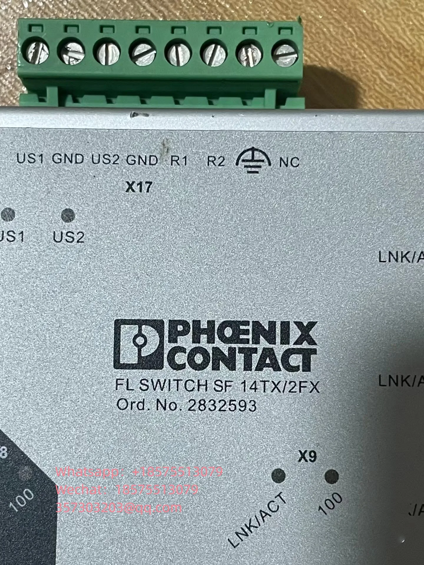 For Phoenix Contact Switchboard 2832593 FL SWITCH SF 14TX/2FX  USED