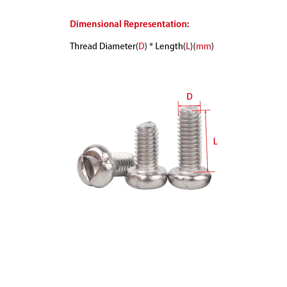 

304 Stainless Steel Pan Head Triangular Groove Anti-Theft Bolt/Irregular Round Head Bolt M3