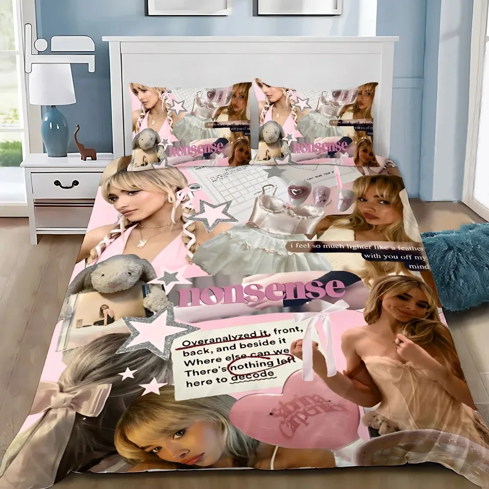 Singer Boy C-Carpenter Girl S-Sabrina Bedding Set Bedroom Soft Modern Bedspreads Comefortable Duvet Cover Quilt Cover Pillowcase