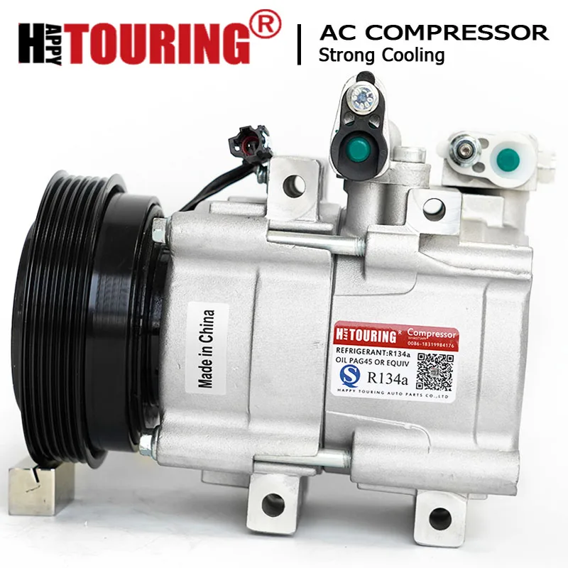 A/C AC  CONDITIONING COMPRESSOR FOR HYUNDAI TUCSON JM KIA SPORTAGE 500-BFWBC-03 F500-BFWBC-09 F500-JD6BA-01 F500-NA5CA-01