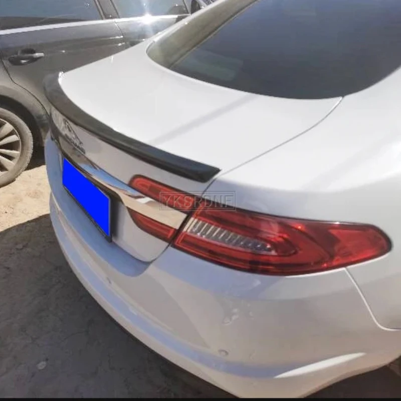 Jaguar XF 2012 2013 2014 2015 High Quality PU Material Unpainted Color Rear Trunk Lid Spoiler Body Kit Accessories