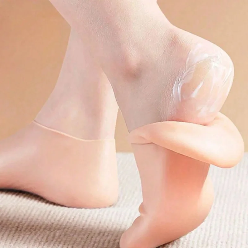 Universal silicone foot repair foot mask moisturizing foot spa mask effectively moisturizes foot protection socks foot care tool
