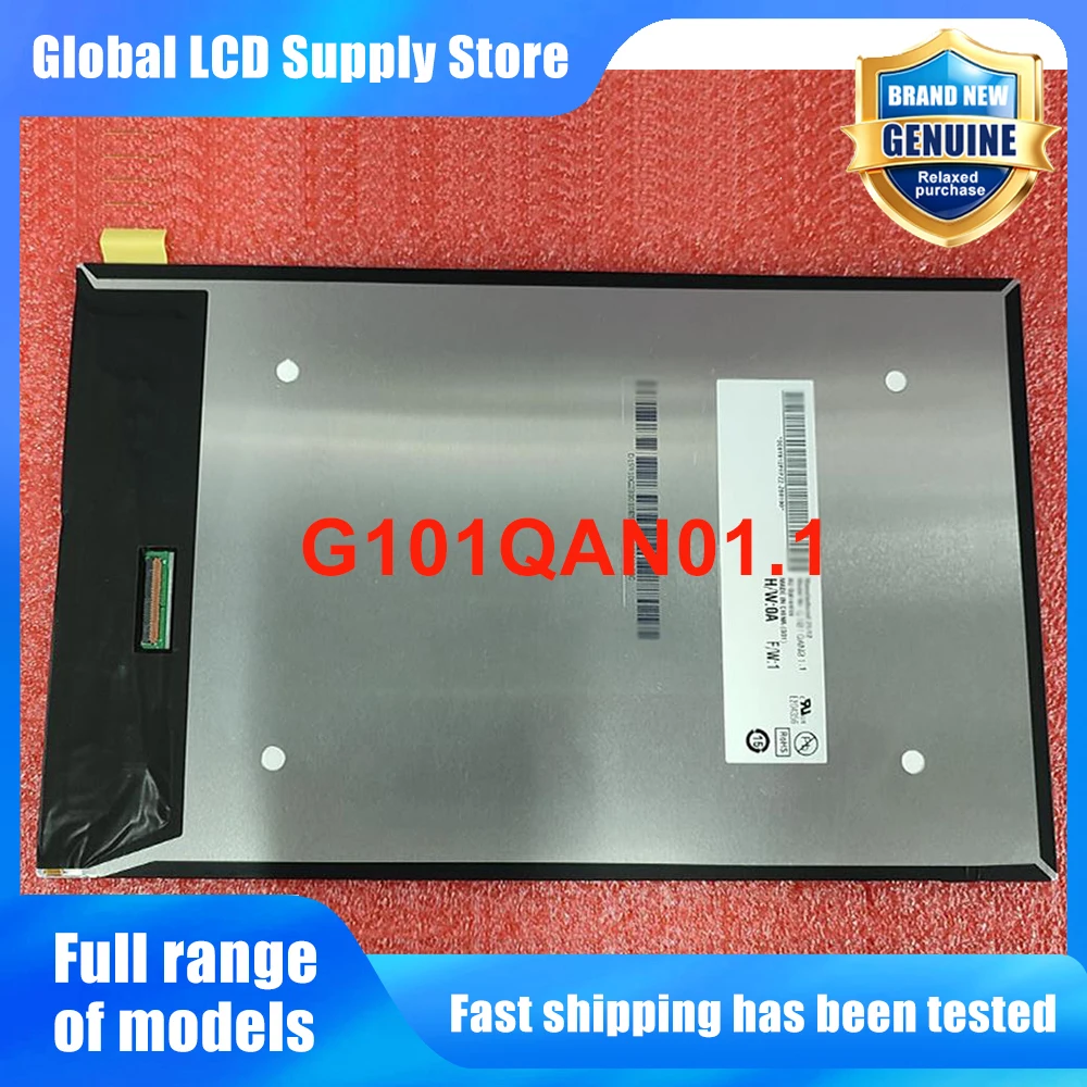 G101QAN01.1 10.1 Inch 1600*2560 TFT LCD Display Screen Panel for Original for New Fully Tested