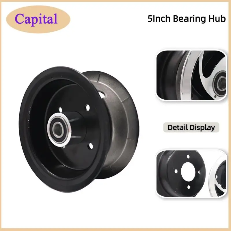 

Alloy Bearing Wheel Hub (5 Inch Keyway Rims) - Fits 4.10/3.50-5 & 4.00-5 Tyres for ATV, Quad, Mini Beach Car, Gas Scooter & Bike