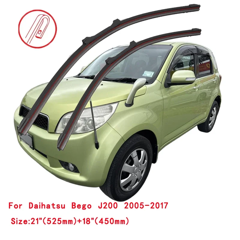 

For Daihatsu Terios Taruna Bego 1997-2024 Car Windshield Wiper Blade Front Windscreen Brushes Accessories Cleaning Replacement