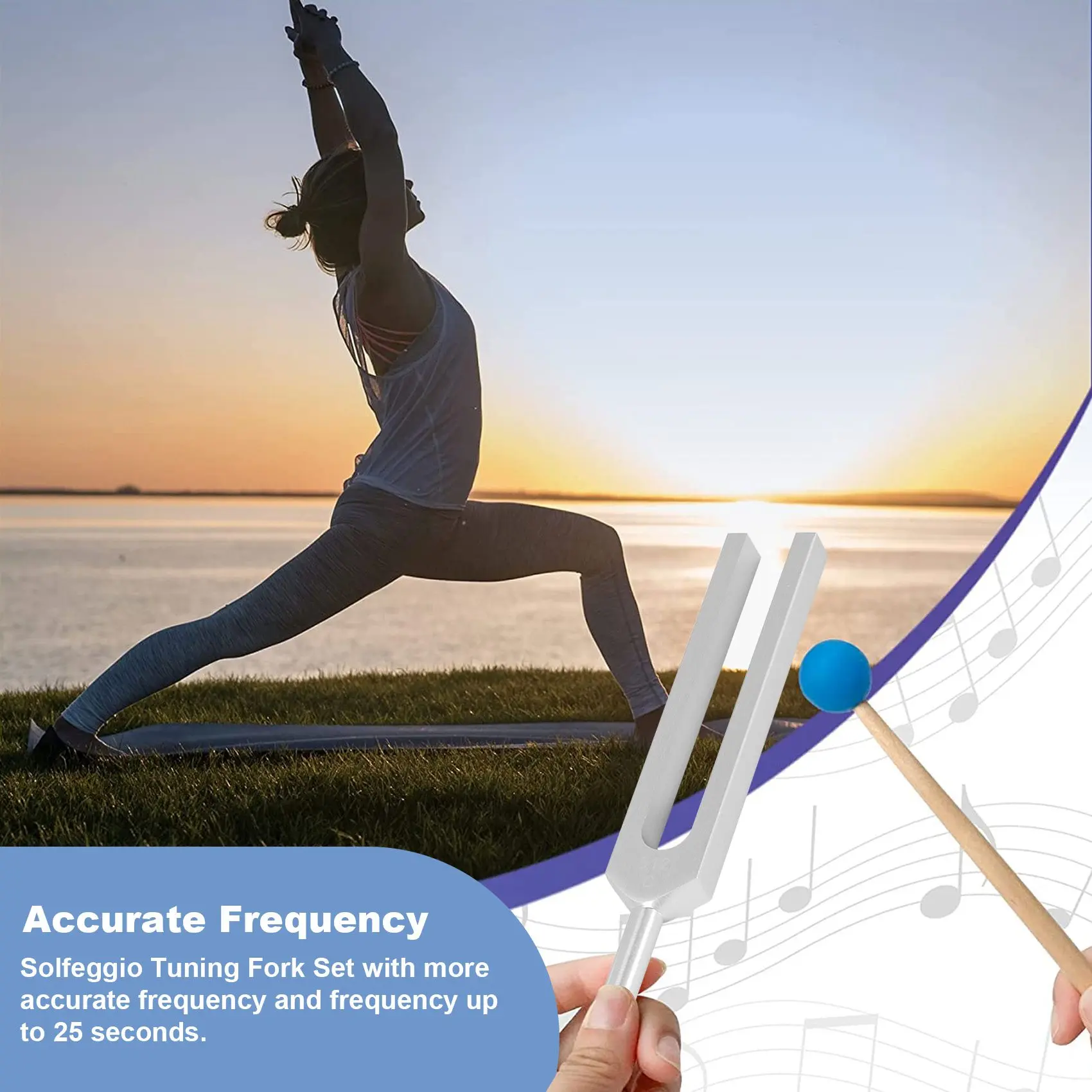 

A21I-Набор из 3 алюминиевых сенсорных камертонов C 128 256 512