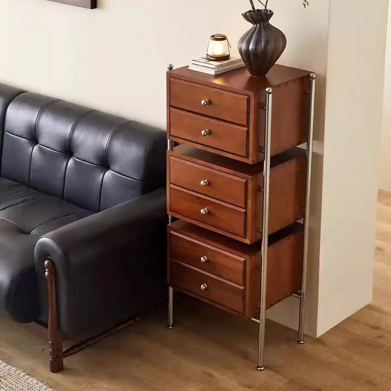 Nordic Vintage Storage Cabinet Tall Luxury Multipurpose Craft Locker Cabinet Office File Woonkamer Kasten Living Room Furniture