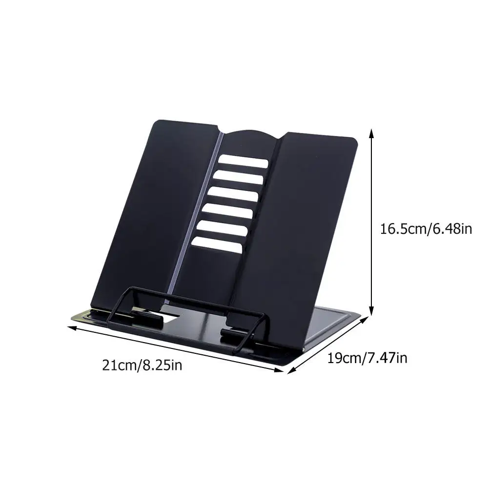 1Pcs Metal Reading Stand Creative Compact Reading Rack Multifunctional Desktop Bookshelf Music Score Holder for Study