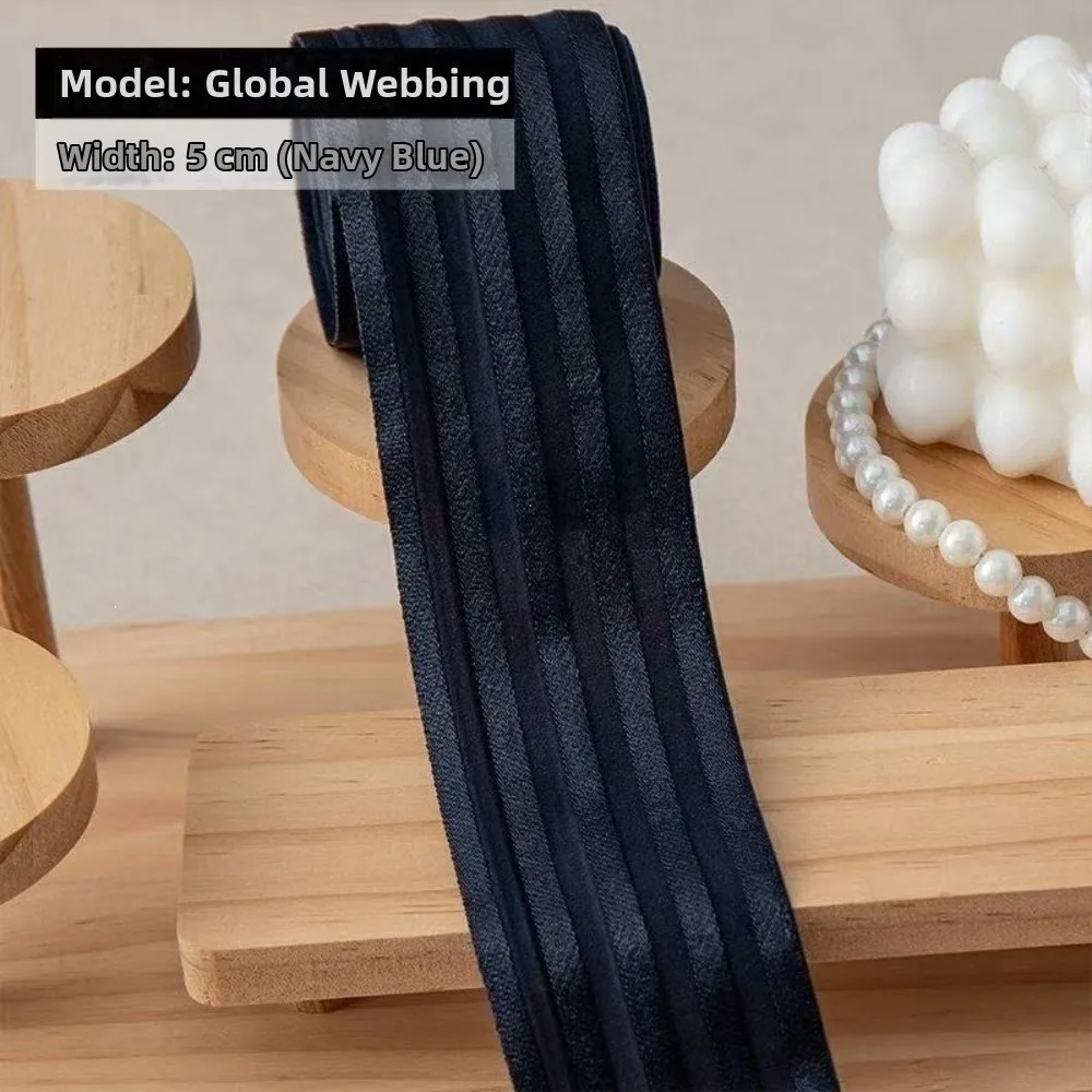 50mm Width Elastic Webbing Band Rubber Material Stretch Fabric Wide Elastic Band DIY Craft Grade Ribbon Type Elastic Waistband