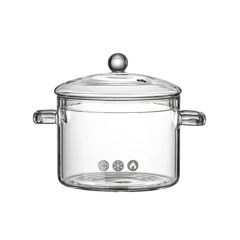 Cuisine High Value Multifunction Pots For Kitchen Thicker Glass Cooking Pots Clear Visual Soup Pot Solid And Durable