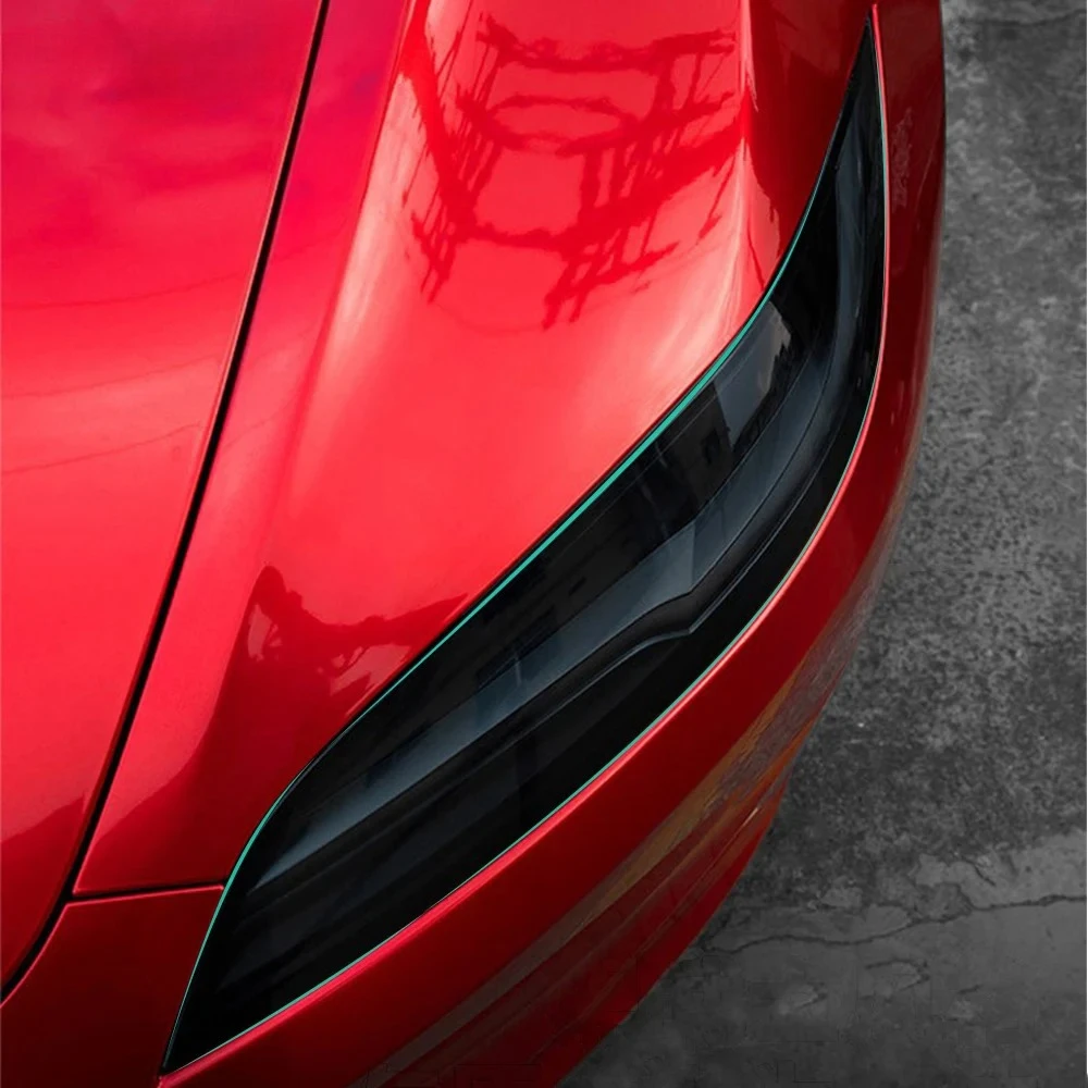 

For Tesla Model 3 Highland Headlight Taillight Protective Film for Model 3+ Headlamp TPU Blackened Color Changing Films Full Fit