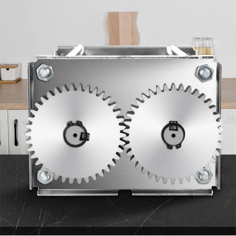 

220V Electric Meat Slicer with Multiple Blade Options; Pork/Beef/Lamb Slicer; Compact Home-Use Meat Slicer